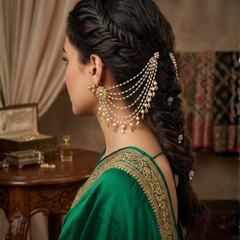 GOLD PLATED ETHNIC KAAN CHAIN