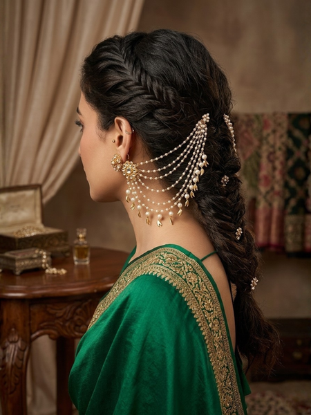 GOLD PLATED ETHNIC KAAN CHAIN