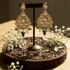 Green Designer Danglers