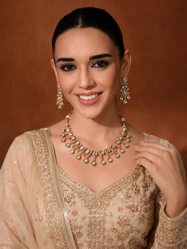SHAAN-E-KUNDAN HAAR WITH EARRINGS