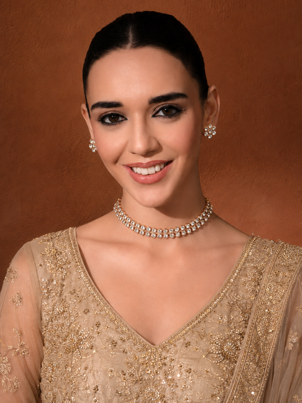 RAJRANI CHOKAR SET WITH EARRINGS