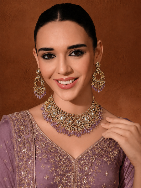 SUNDARBAN CHOKAR SET WITH EARRINGS