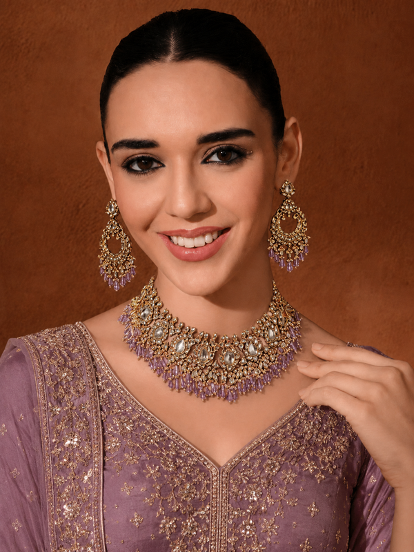 SUNDARBAN CHOKAR SET WITH EARRINGS
