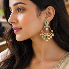 Premium Green Statement Danglers