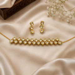 Gold Plated Gold Choker Set for Women