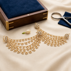 GOLD PLATED ETHNIC KAAN CHAIN