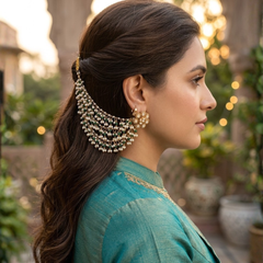 GOLD PLATED ETHNIC KAAN CHAIN