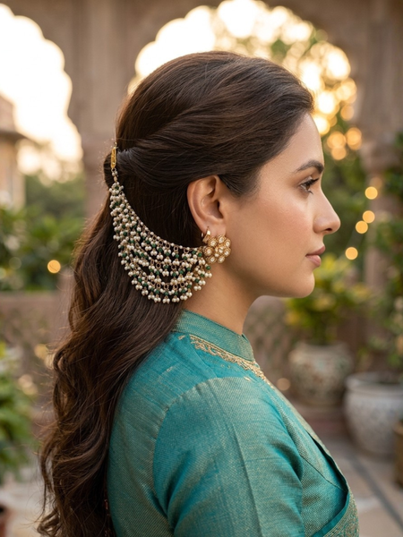 GOLD PLATED ETHNIC KAAN CHAIN
