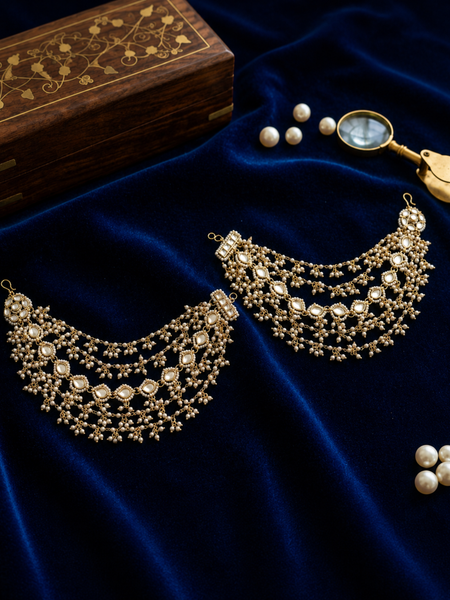 GOLD PLATED ETHNIC KAAN CHAIN