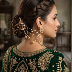 GOLD PLATED ETHNIC KAAN CHAIN