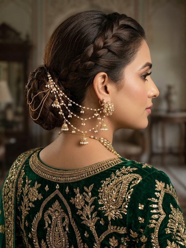 GOLD PLATED ETHNIC KAAN CHAIN