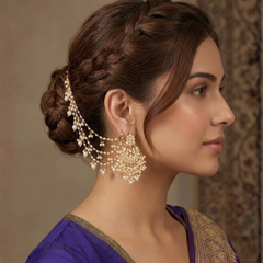 GOLD PLATED ETHNIC KAAN CHAIN
