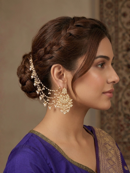 GOLD PLATED ETHNIC KAAN CHAIN
