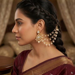 GOLD PLATED ETHNIC KAAN CHAIN