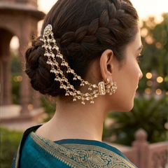 GOLD PLATED ETHNIC KAAN CHAIN