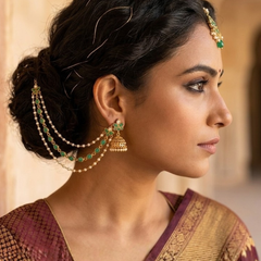 GOLD PLATED ETHNIC KAAN CHAIN