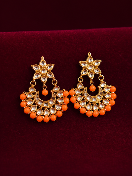 Gold Plated Ethnic Earrings