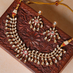 RAAJSI KUNDAN SET WITH EARRINGS