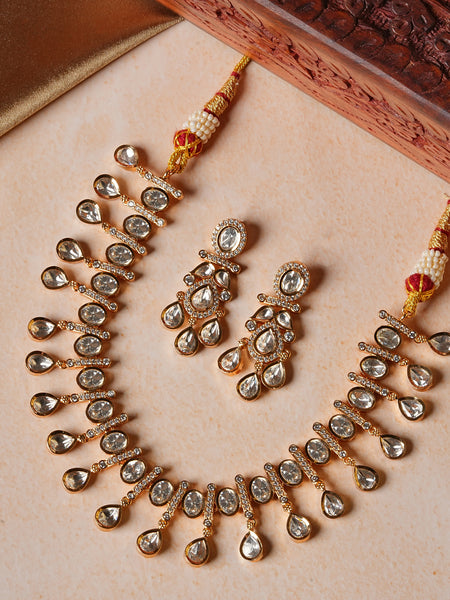 SHAAN-E-KUNDAN HAAR WITH EARRINGS
