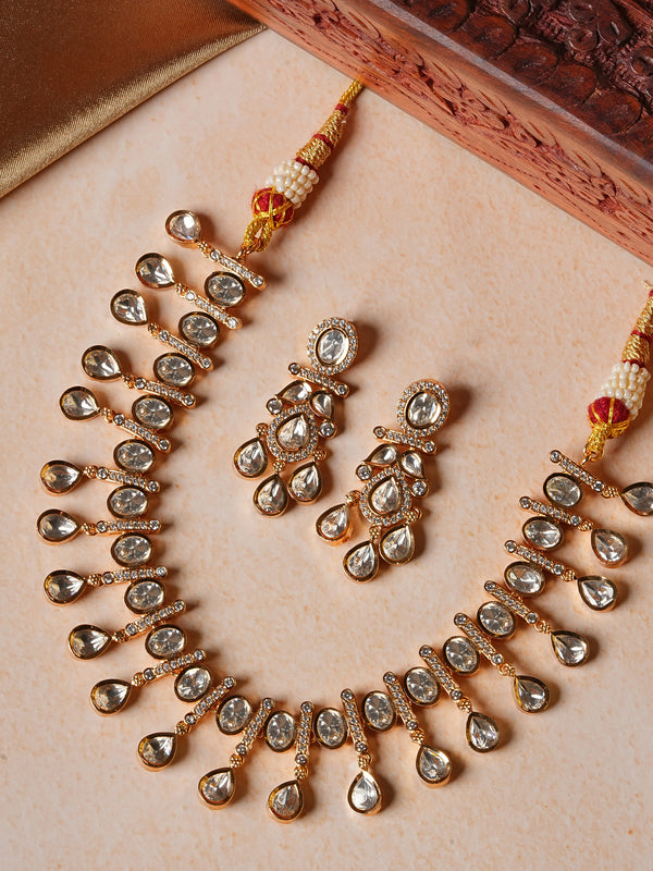 SHAAN-E-KUNDAN HAAR WITH EARRINGS