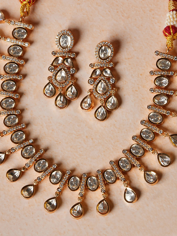 SHAAN-E-KUNDAN HAAR WITH EARRINGS