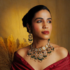 NOOR-E-RAANI NECKLACE WITH EARRINGS