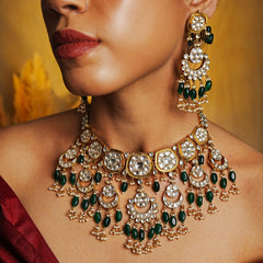 NOOR-E-RAANI NECKLACE WITH EARRINGS