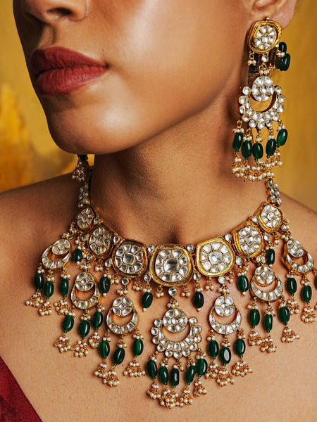 NOOR-E-RAANI NECKLACE WITH EARRINGS