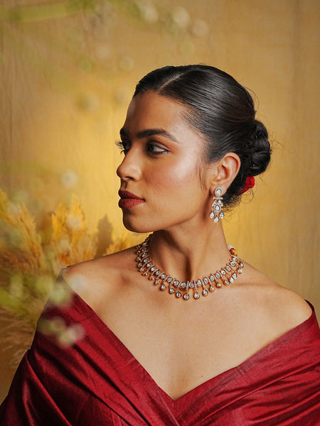 SHAAN-E-KUNDAN HAAR WITH EARRINGS