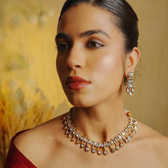 SHAAN-E-KUNDAN HAAR WITH EARRINGS