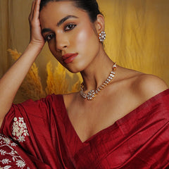 ROSHNI KUNDAN CHOKAR SET WITH EARRINGS