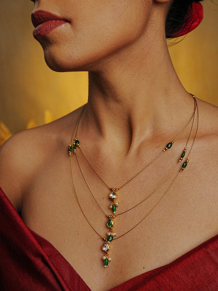 MYRA KUNDAN NECKLACE SET