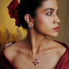 ZOYA NECKLACE SET WITH EARRINGS