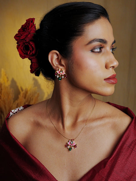 ZOYA NECKLACE SET WITH EARRINGS