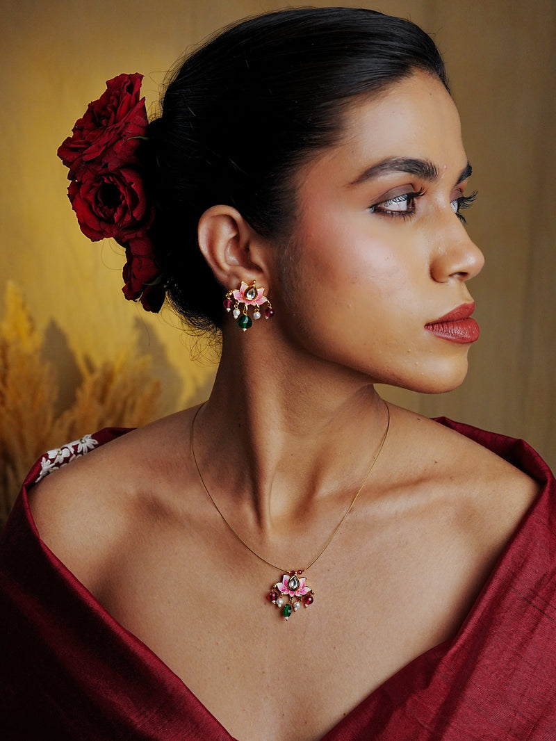 ZOYA NECKLACE SET WITH EARRINGS