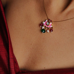 ZOYA NECKLACE SET WITH EARRINGS