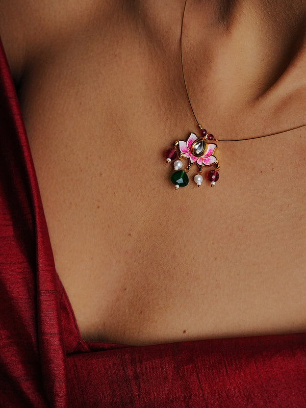 ZOYA NECKLACE SET WITH EARRINGS