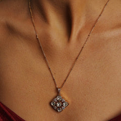 AMAIRA LONG NECKLACE SET WITH EARRINGS