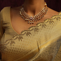 RAAJSI KUNDAN SET WITH EARRINGS