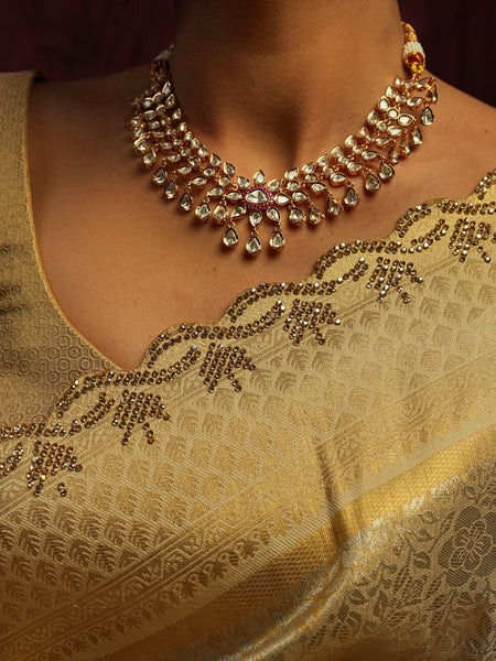 RAAJSI KUNDAN SET WITH EARRINGS