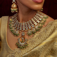 JODHA RATAN NECKLACE SET WITH EARRINGS