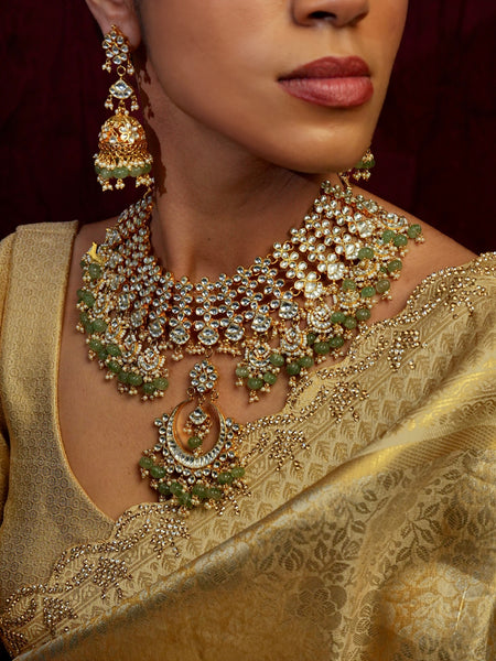 JODHA RATAN NECKLACE SET WITH EARRINGS