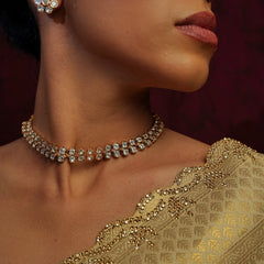 RAJRANI CHOKAR SET WITH EARRINGS
