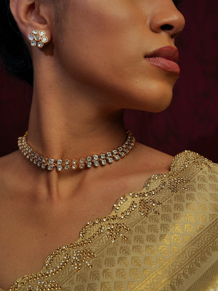 RAJRANI CHOKAR SET WITH EARRINGS