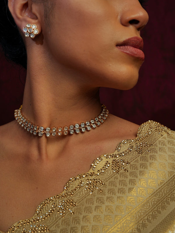 RAJRANI CHOKAR SET WITH EARRINGS