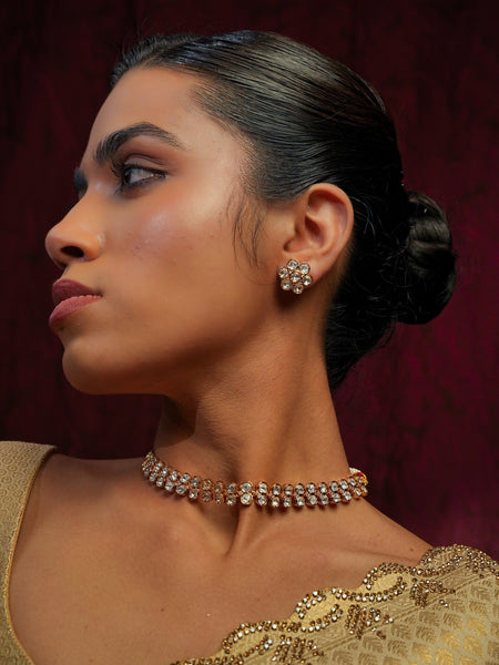 RAJRANI CHOKAR SET WITH EARRINGS