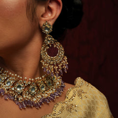 SUNDARBAN CHOKAR SET WITH EARRINGS