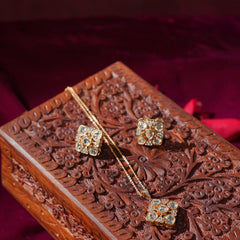 AMAIRA LONG NECKLACE SET WITH EARRINGS