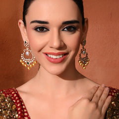 Premium Green Statement Danglers