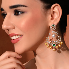 Premium Green Statement Danglers